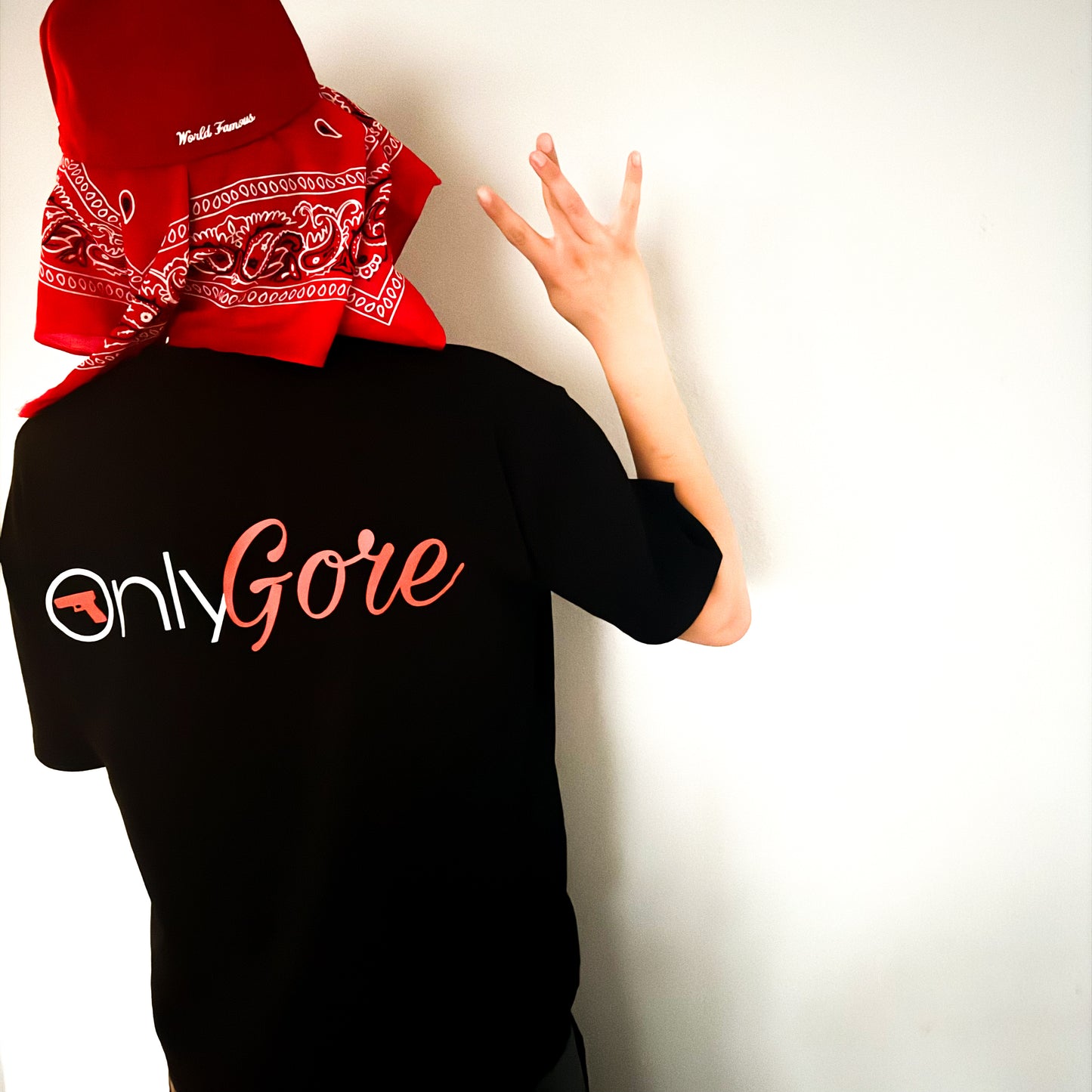 ONLY GORE TEE BLACK