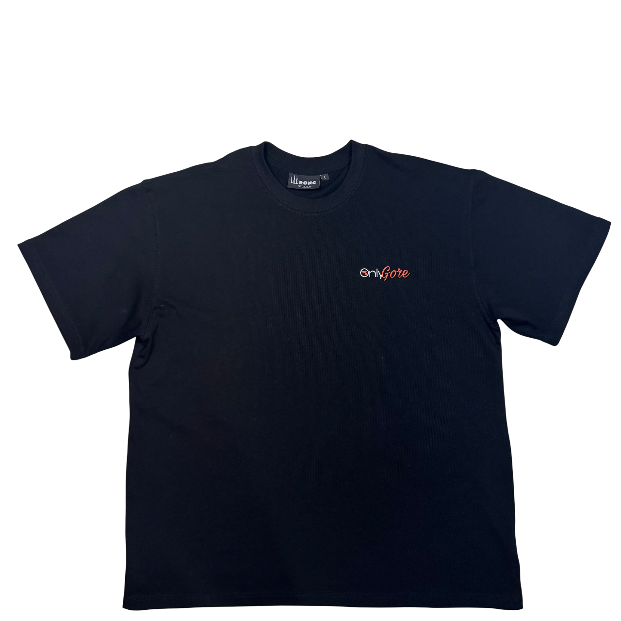 ONLY GORE TEE BLACK