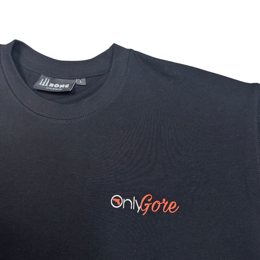 ONLY GORE TEE BLACK